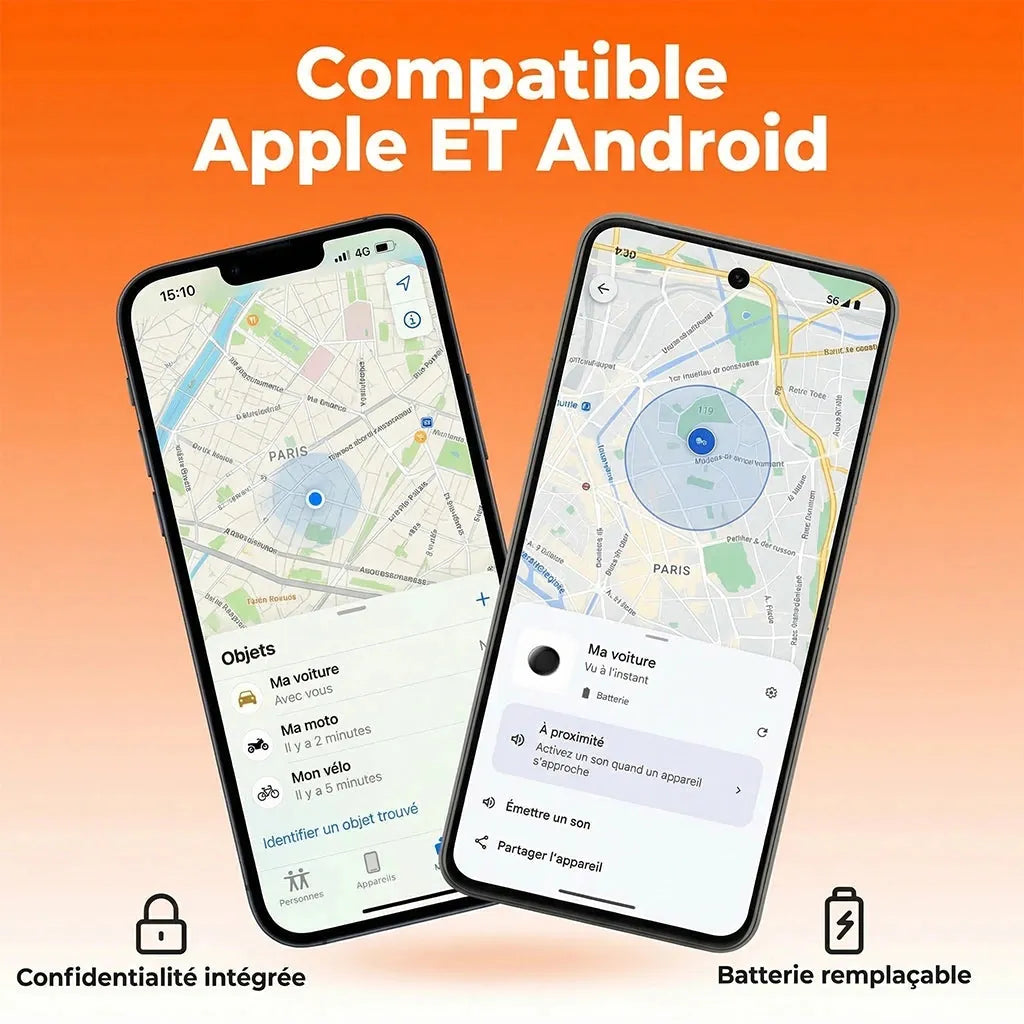 Ghostraq GPS tracker - packaging et contenu de la boîte