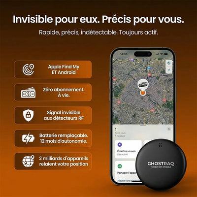 Ghostraq traceur GPS - dimensions compactes
